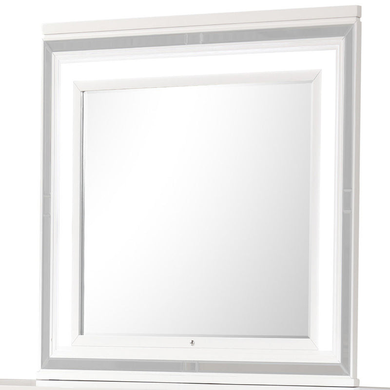 Glory Furniture Genoa White Mirror