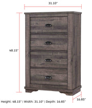 Crown Mark Coralee Grey Chest