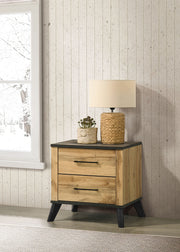 Coaster Furniture Kaywood Weathered Brown Natural Nightstand