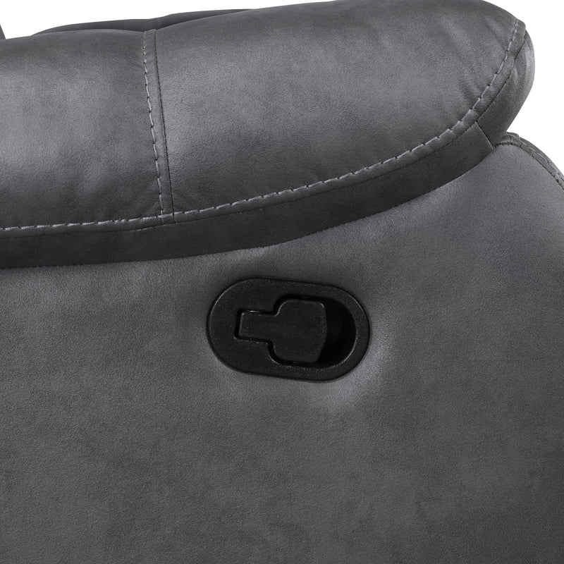 New Classic Furniture Morello Gray Sofa with Dual Recliner