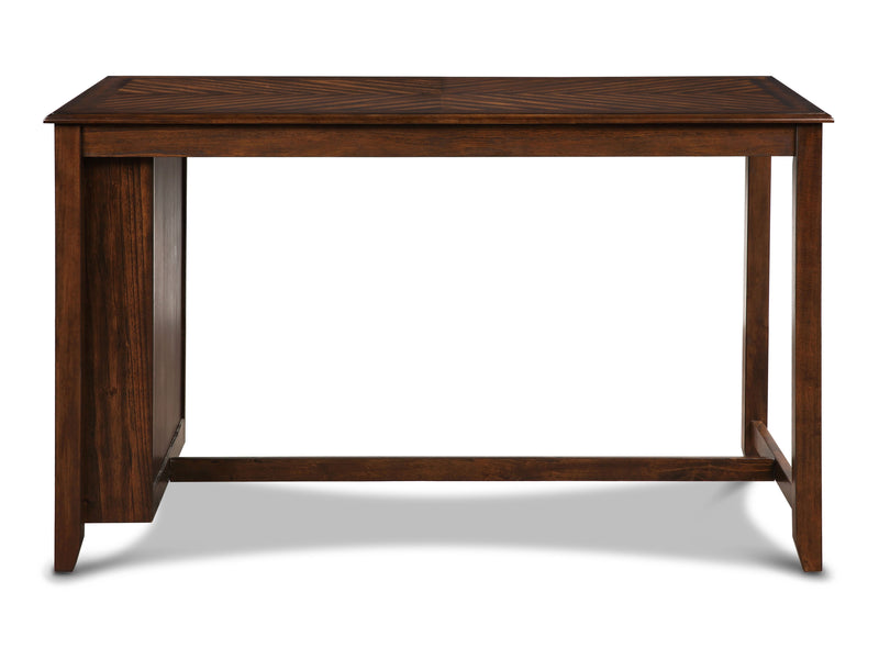 New Classic Furniture Amy Gray 60 Inch 5pc Counter Height Set