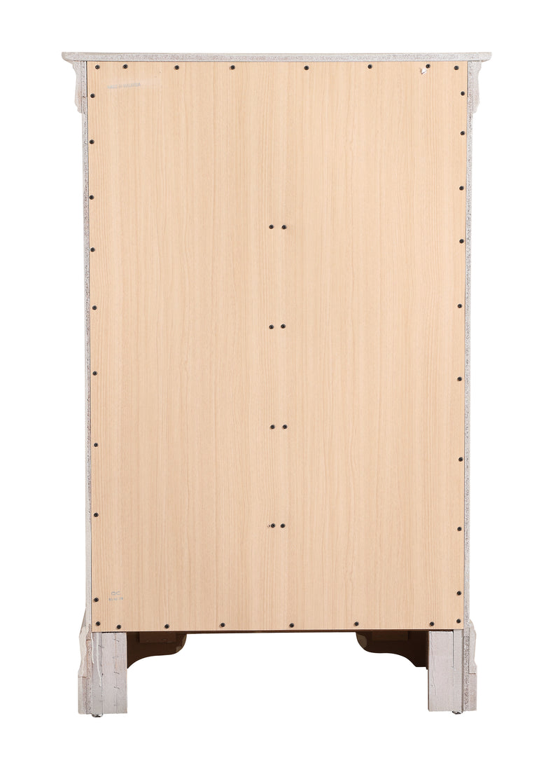 Glory Furniture Lorana White Pearl Chest