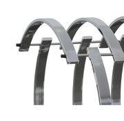 Steve Silver Tayside Chrome 3pc Coffee Table Set