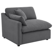 Coaster Furniture Hobson Charcoal Grey 6pc Modular Sectional
