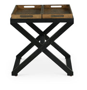 Steve Silver Topeka Brown Walnut End Table