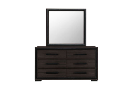 Global Furniture Amelia Brown Dresser and Mirror