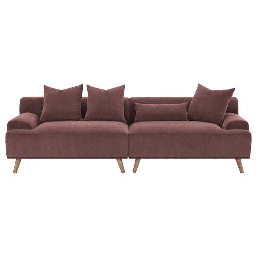 Coaster Furniture Elizabeth Red Extra Long Sofa