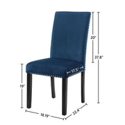 2 New Classic Furniture Celeste Blue Dining Chairs