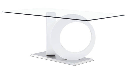 Global Furniture D9002 White Grey 5pc Dining Room Set