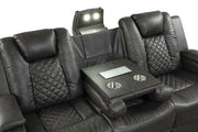 Galaxy Home Benz Ice LED Power Reclining 2pc Living Room Set