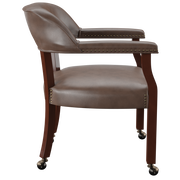 Steve Silver Tournament Cherry Teal Black 5pc Dining Game Table Set