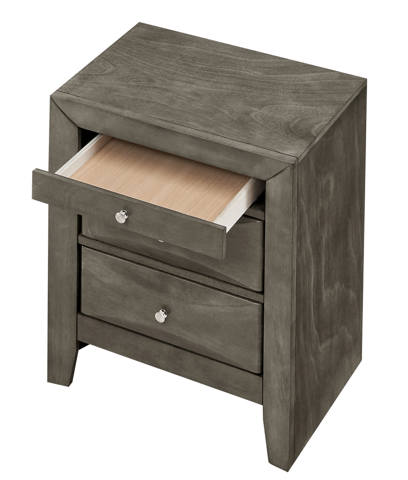 Glory Furniture Marilla Gray Nightstand
