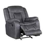 New Classic Furniture Morello Gray Glider Recliner