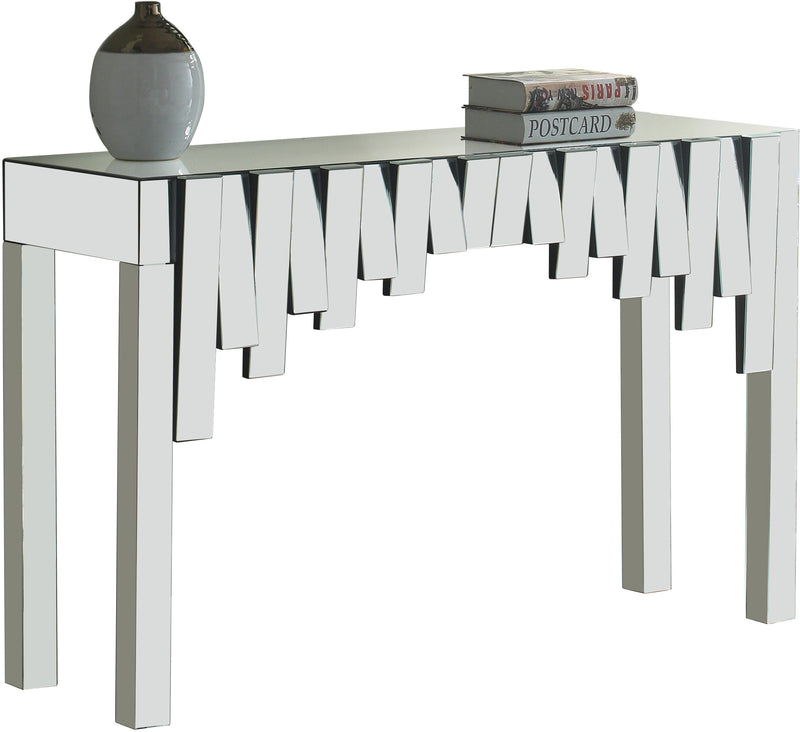 Meridian Furniture Kylie Mirrored Console Table