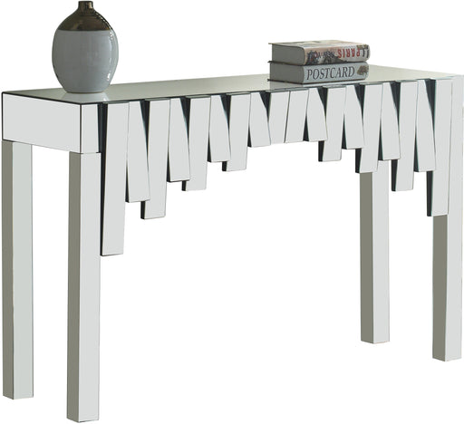 Meridian Furniture Kylie Mirrored Console Table