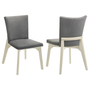 2 Coaster Furniture Biloxi Grey Dining Side Chairs