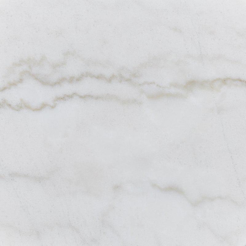 Steve Silver Arken White Marble 18 Inch Lazy Susan