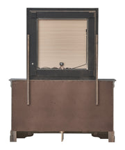 Glory Furniture Verona Metalic Black Dresser and Mirror