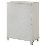 Coaster Furniture Olivia White 5 Drawer Chest