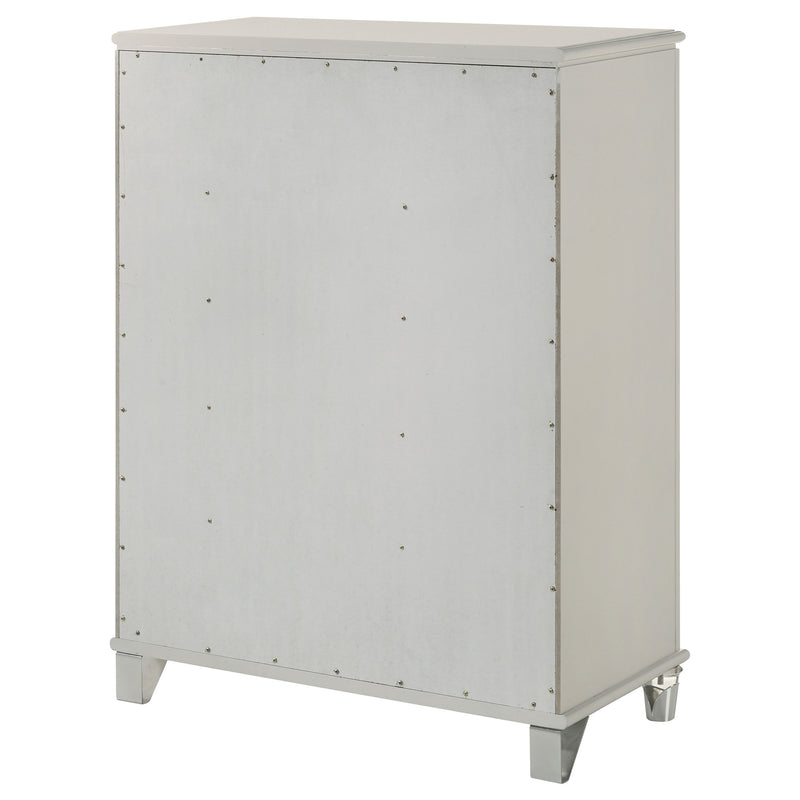 Coaster Furniture Olivia White 5 Drawer Chest