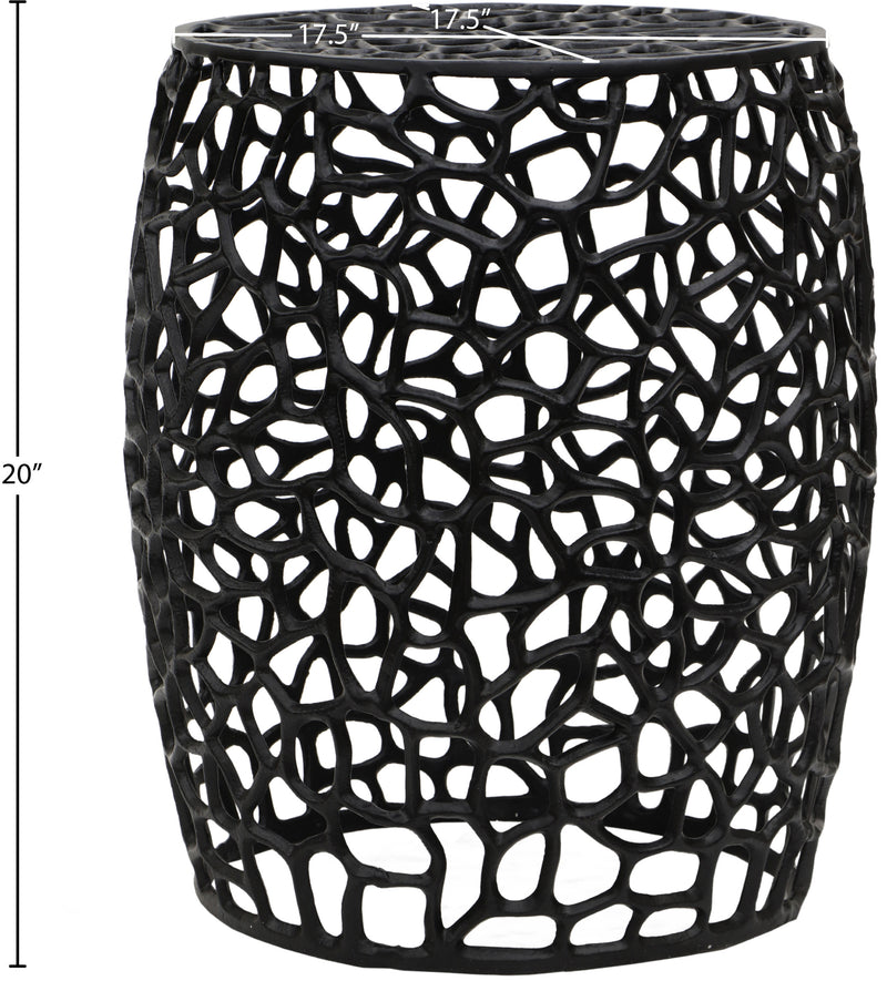 Meridian Furniture Priya Gold End Table