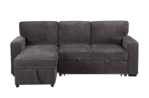 Global Furniture U0203 Dark Grey Reversible Pull Out Sofa Bed