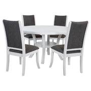 Coaster Furniture Judd Pearl White 5pc Dining Room Set
