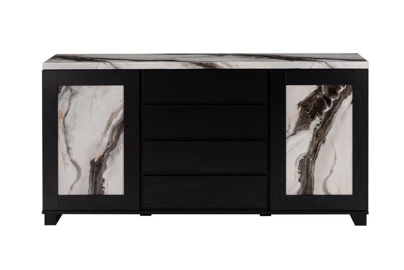 Global Furniture D12 Black Buffet