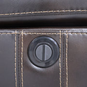 New Classic Furniture Kellen Brown Power Sofa with Drop Down Tray