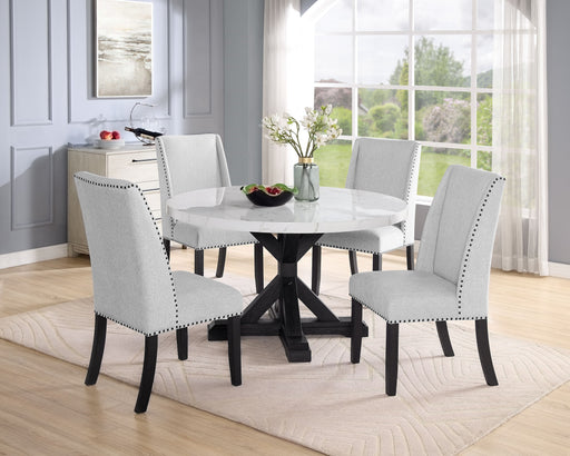 Crown Mark Vance 5pc Round Dining Room Set