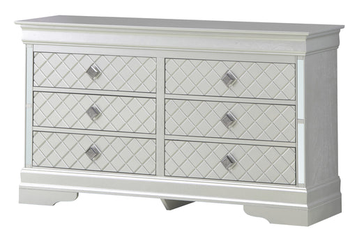 Glory Furniture Verona Silver Champagne Dresser