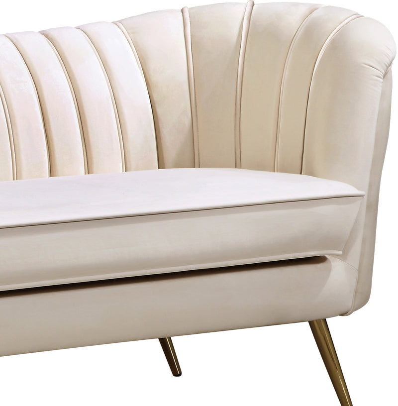 Meridian Furniture Margo Green Velvet Sofa
