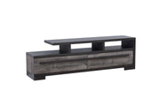 Crown Mark Remington Gray Ebony TV Stand