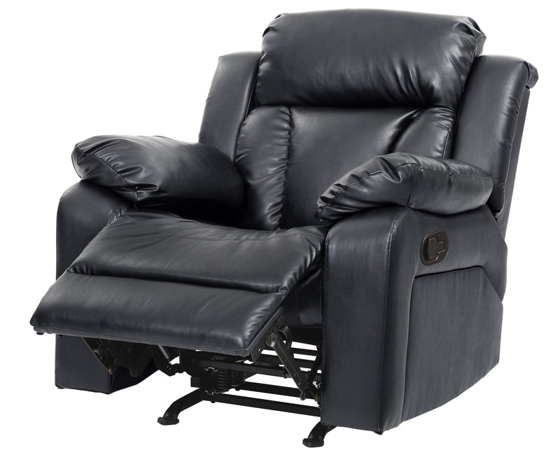Glory Furniture Daria Black Rocker Recliner