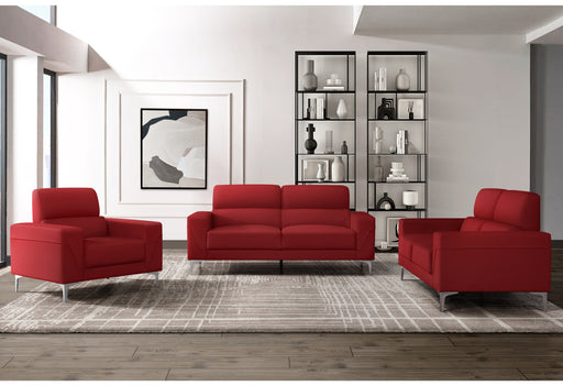 Global Furniture U6109 Red Loveseat