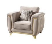 Galaxy Home Leena Beige 3pc Living Room Set