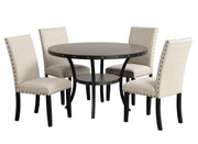 2 New Classic Furniture Crispin Natural Beige Dining Chairs