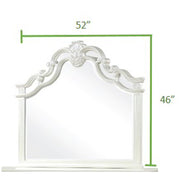 Galaxy Home Milan White Framed Mirror