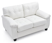 Glory Furniture Gallant Cappuccino Faux Leather Loveseat
