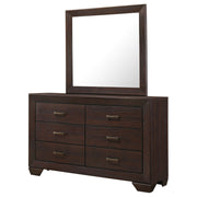 Coaster Furniture Fenbrook Kauffman Dark Cocoa Dresser and Mirror