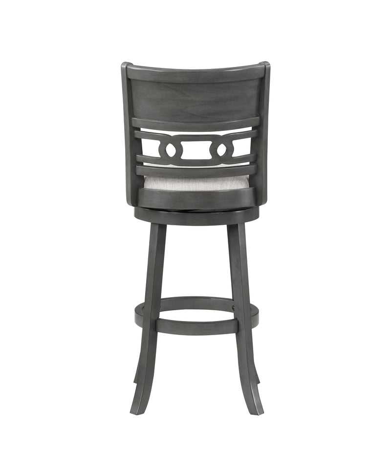 New Classic Furniture Gia Gray Swivel Counter Height Stool