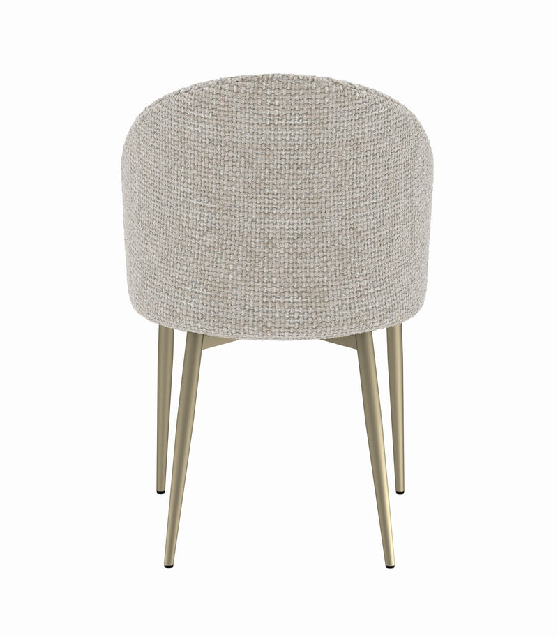 2 Acme Furniture Cora Champagne Side Chairs