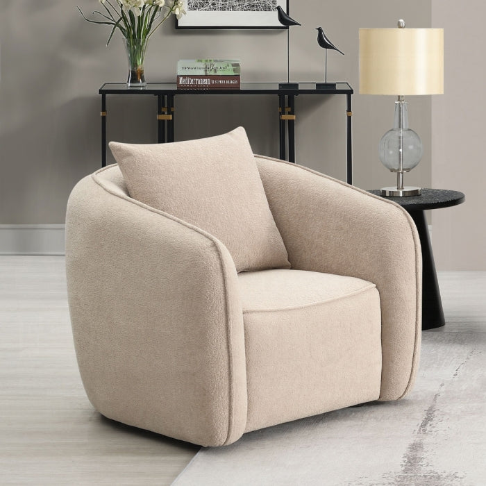 Acme Furniture Keith Brown Chair with Pillow