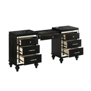 New Classic Furniture Valentino Black Vanity Table