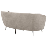 Coaster Furniture Ellorie Beige Curved Loveseat