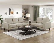 Home Elegance Crandall Taupe Sofa