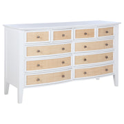 Coaster Furniture Bexhill White 10 Drawer Dresser