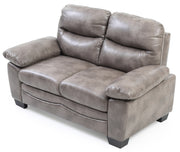Glory Furniture Marta Black Faux Leather Loveseat