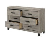 Acme Furniture Mari Light Gray Dresser and Mirror