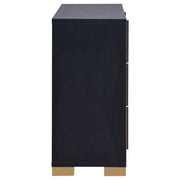 Coaster Furniture Marceline Black 6 Drawers Dresser